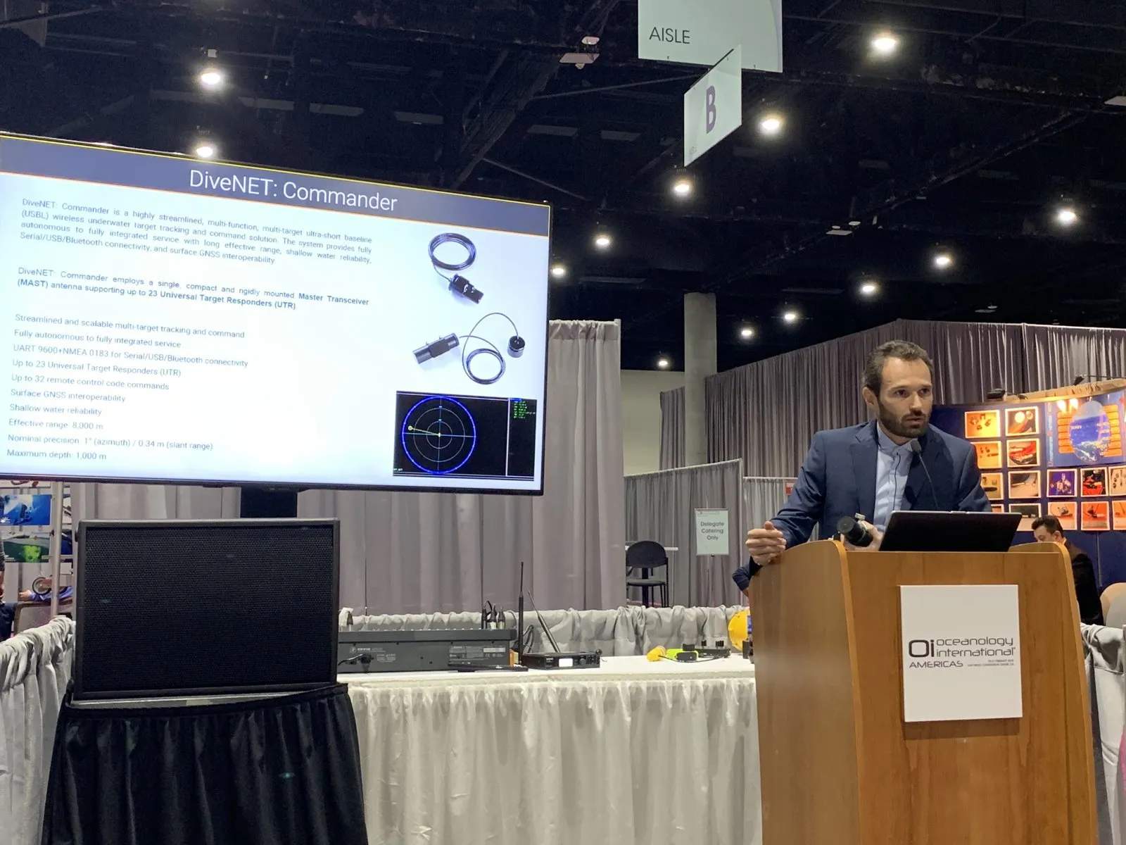 A talk about the Laboratory products at the show conference
