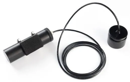The responder beacon with its battery canister