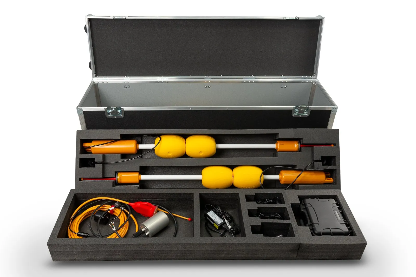 RWLT system kit in a transport case