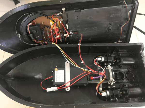 "Underwater GPS" on two transceivers